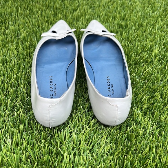 Marc Jacobs D’Orsay Grey Leather Flat size 35 1/2 - Picture 7 of 12